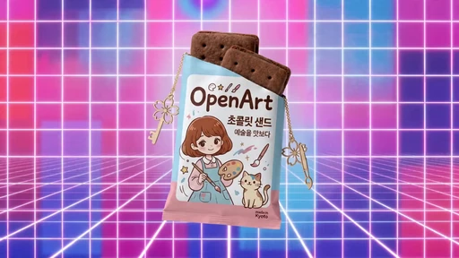 Retro snack commercial reference